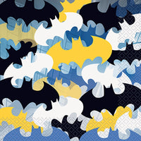 Batman Birthday Party Large Lunch Napkins, 16 Count