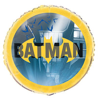 Batman Round Foil Balloon, 18 Inches, 1 Count