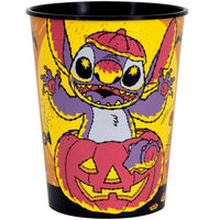Stitch Halloween Plastic Favour Cup, 16 Oz, 1 Count