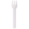 SANTEX Disposable-Plasticware White ECO Paper Forks, 10 Count 3660380097723