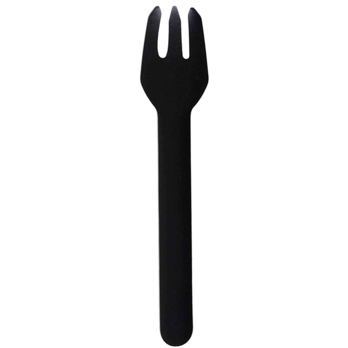 Black ECO Paper Forks, 10 Count | Party Expert