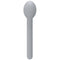 SANTEX Disposable-Plasticware Silver ECO Paper Spoons, 10 Count