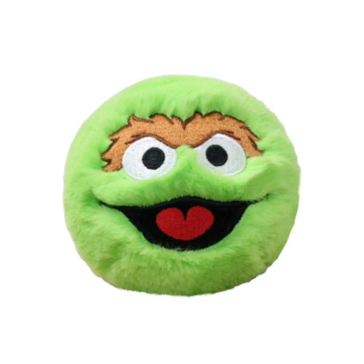Balle en peluche TY Beanie Bouncers, Oscar le Grouch, Rue Sésame, 4 pouces, 1 unité