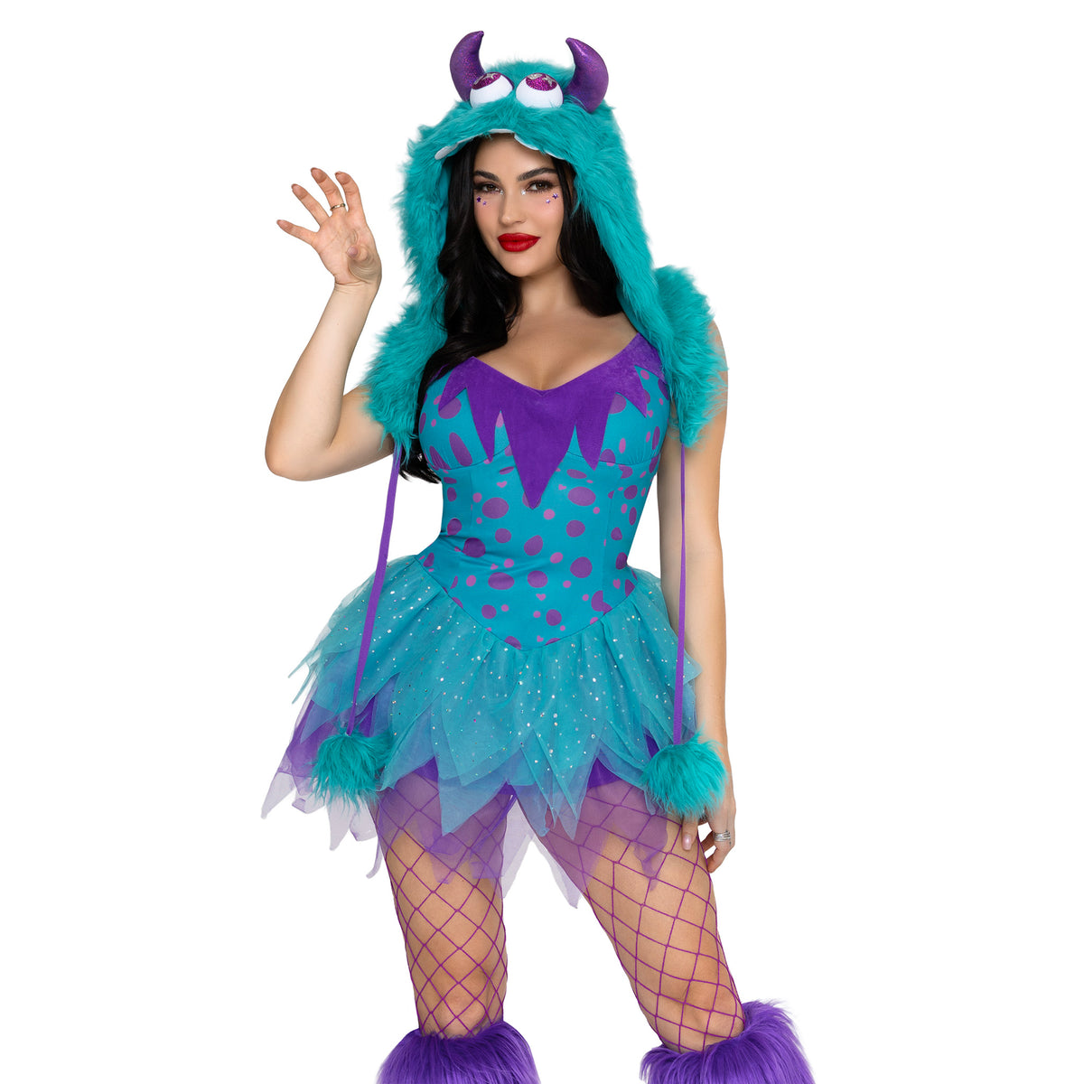 Monster Hottie Costume for Adults, Cute Monster Costume