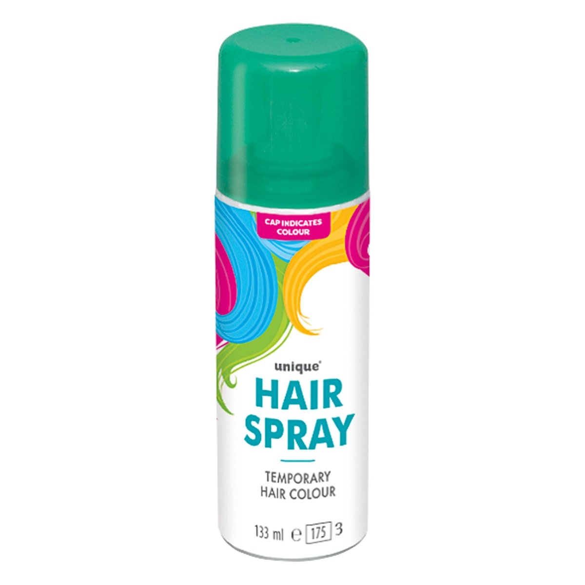 Spray colorant pour cheveux vert, 4.5 onces, 1 unité