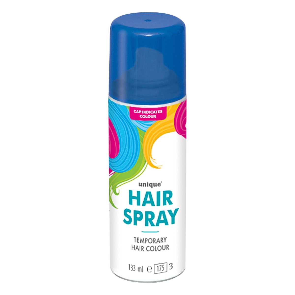 Spray colorant pour cheveux bleu, 4.5 onces, 1 unité