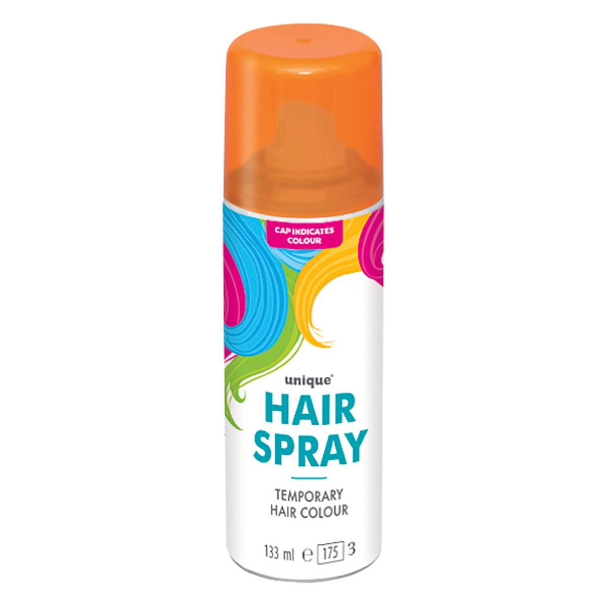 Spray colorant pour cheveux orange, 4.5 onces, 1 unité