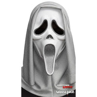 Scream Ghost Face Silver Glitter Mask for Adults