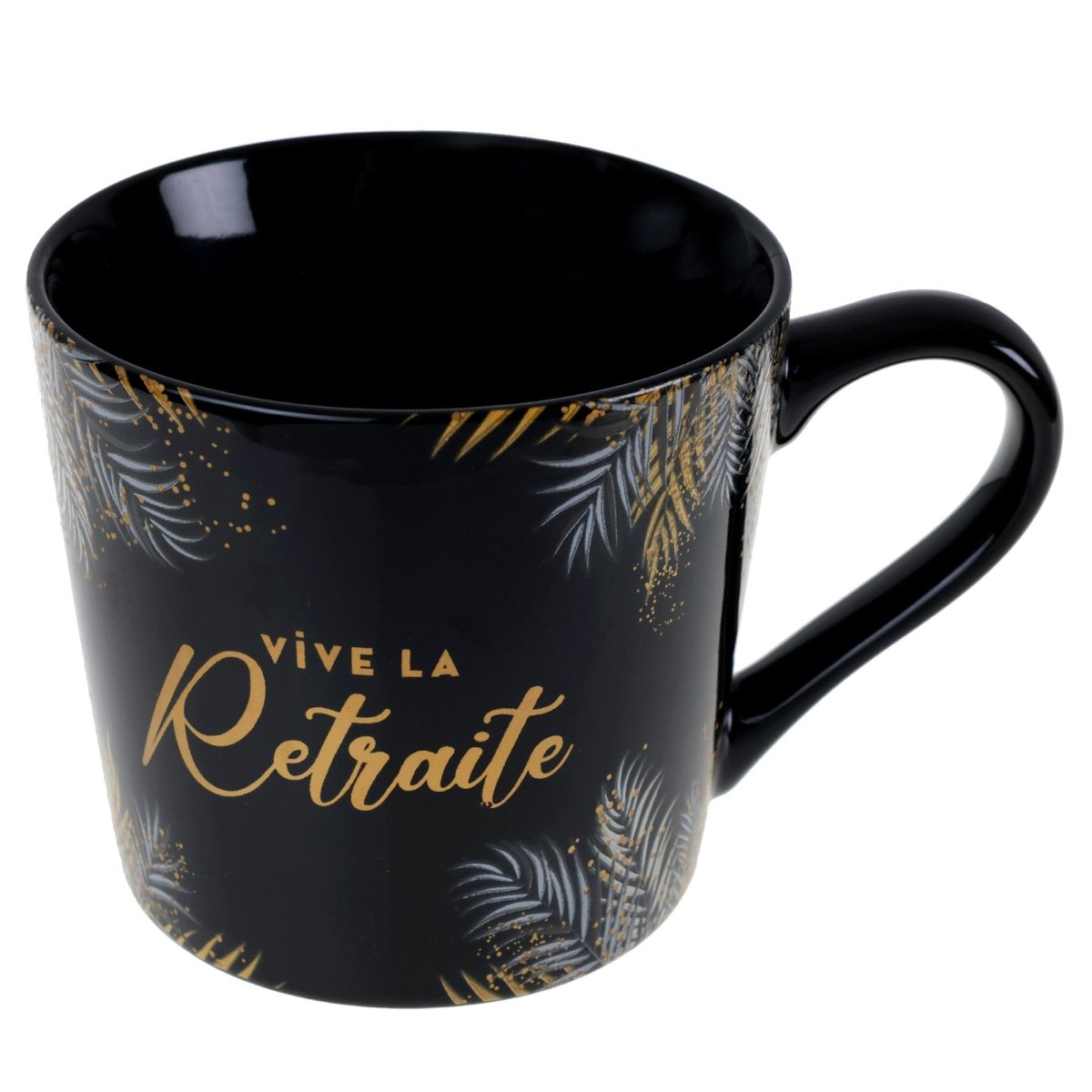 Tasse 'Retraite Dorée Noire', 1 unité
