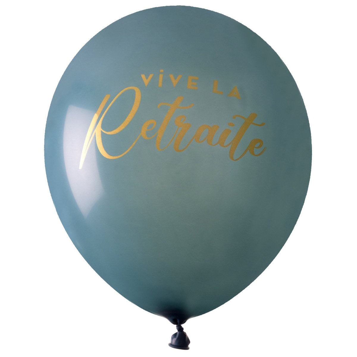 Ballons en latex Retraite Dorée Céladon, 12 pouces, 6 unités