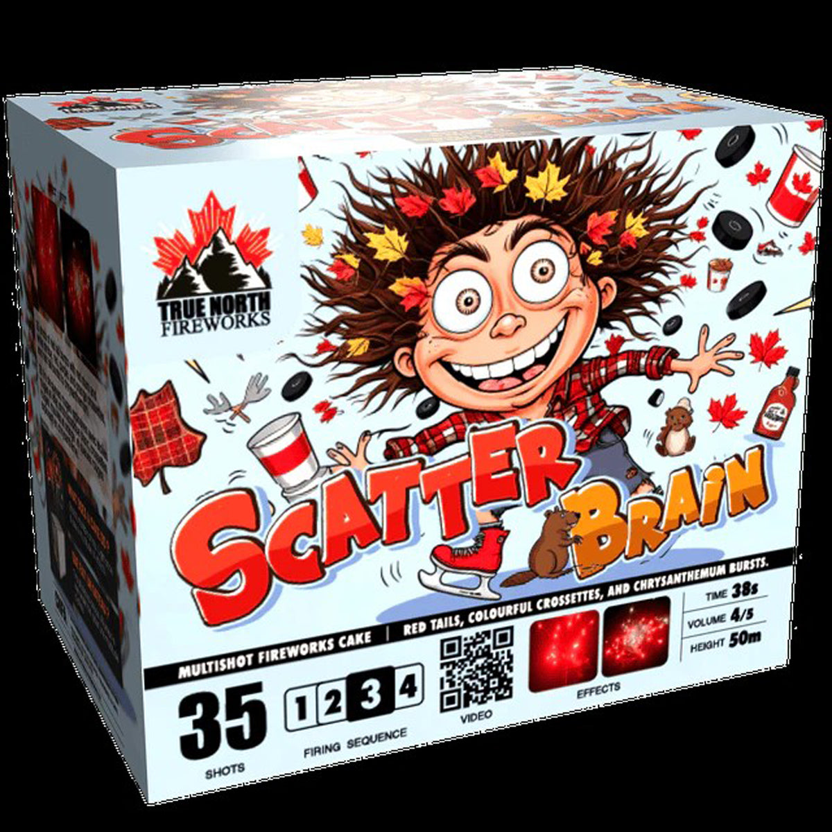 Scatter Brain True North Fireworks, 1 Count
