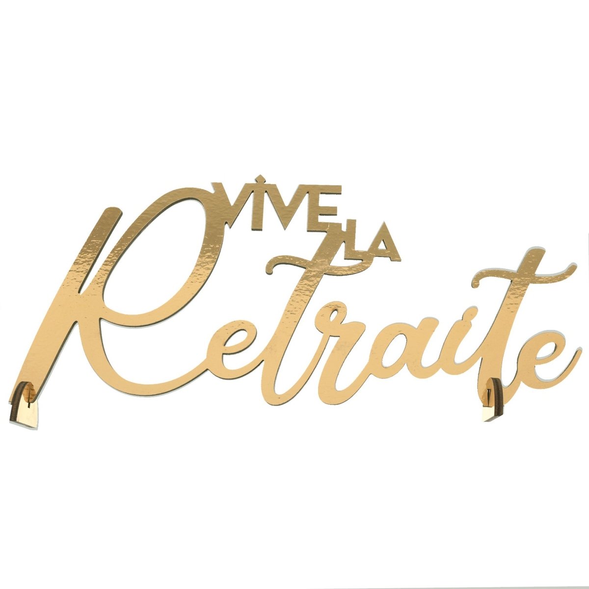 Centre de table 'Retraite Dorée', 1 unité