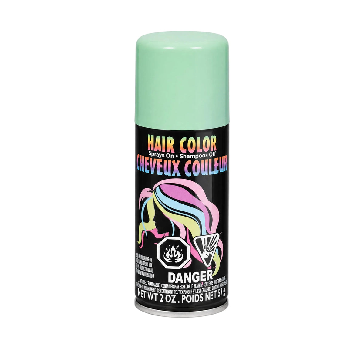Pastel Green Hair Spray, 2 Oz, 1 Count