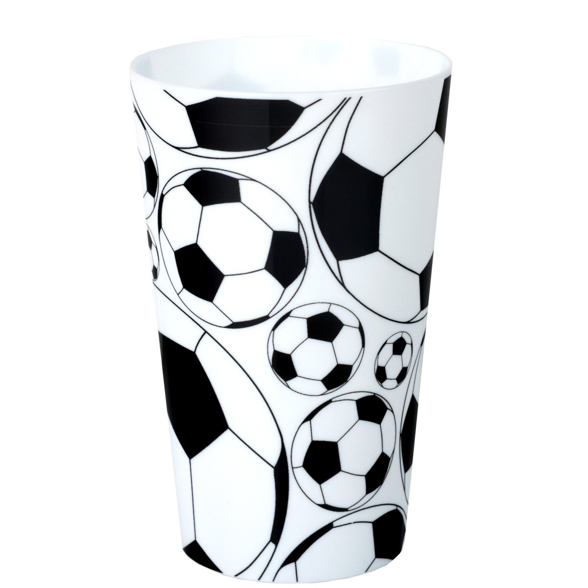 Verre réutilisable en plastique de Soccer 3D, 1 unité