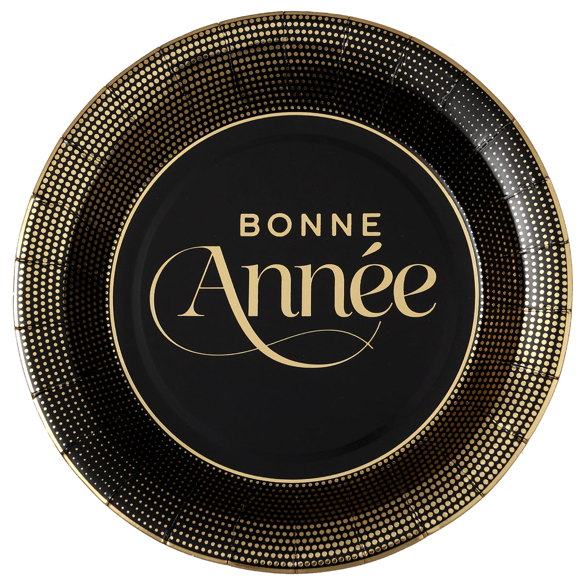 Bonne Année - Plates 9 In. 10/Pkg