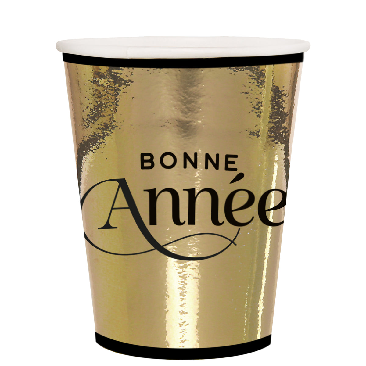 Bonne Année - Paper Cups 10/Pkg