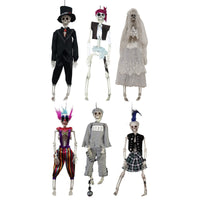 Dressed Skeleton Hanging Decoration, 16 Inches, Assortment, 1 Count