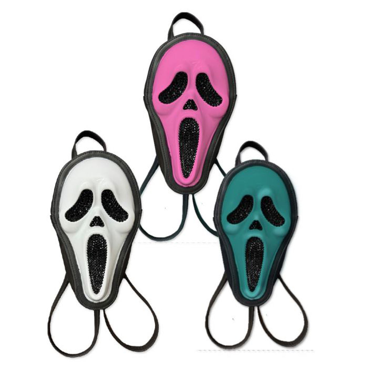 Sac à dos bling de Ghost Face, Frissons, Assortiment, 1 unité