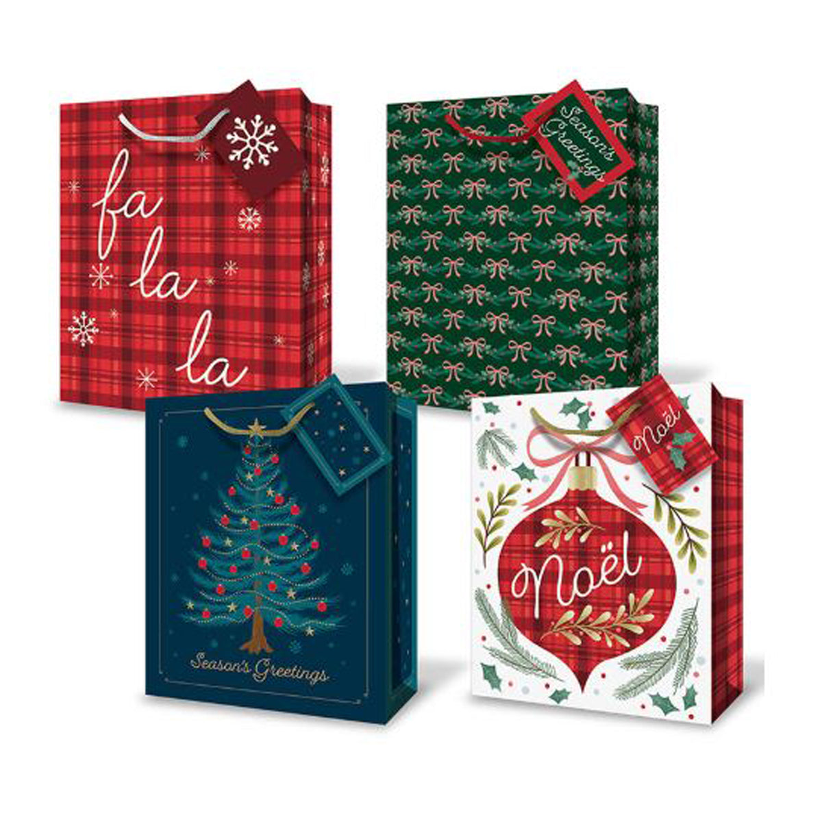 Christmas Gift Bags Asst. - Large