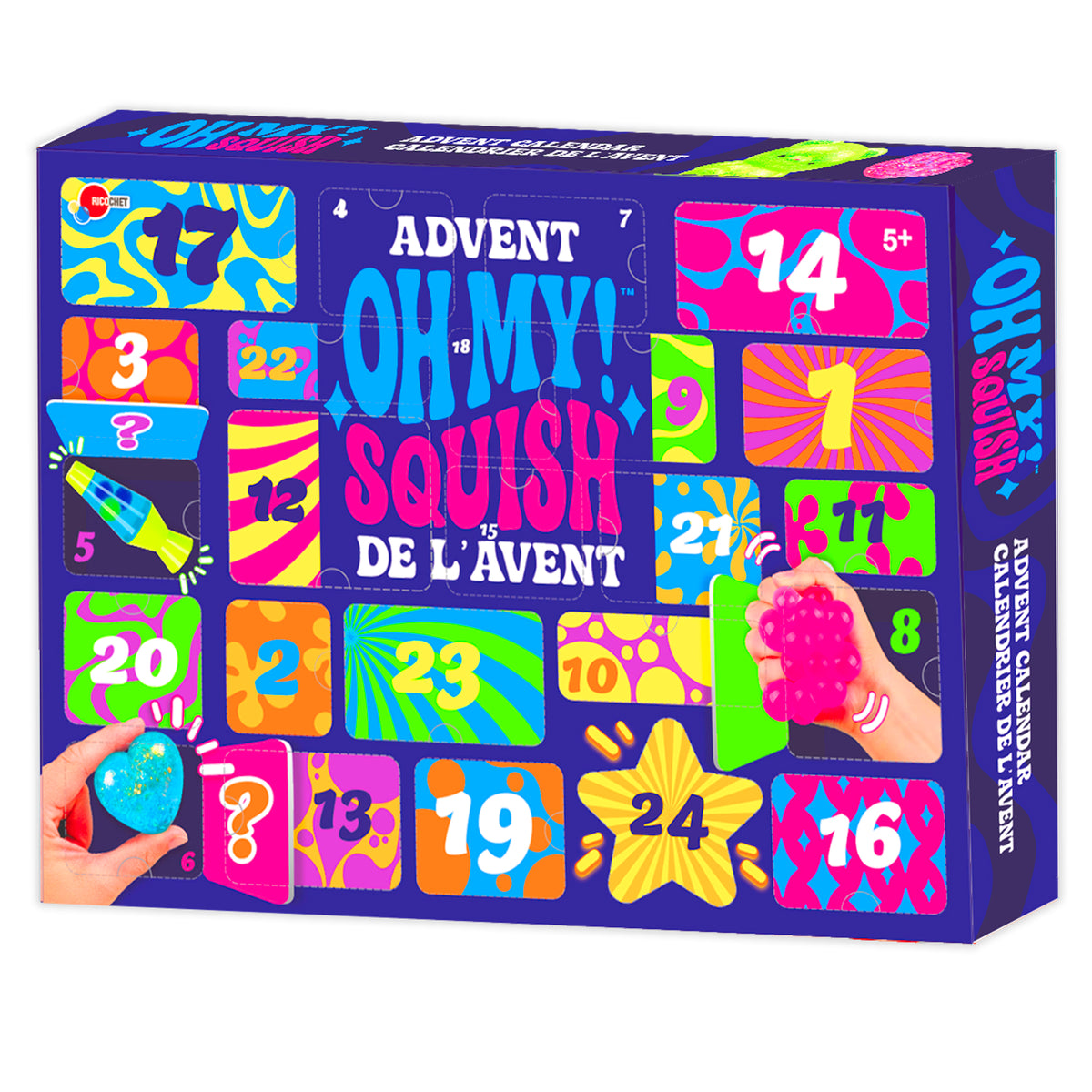 Calendrier de l’avent Oh My Squish, calendrier de l’avent de Noël, 1 unité