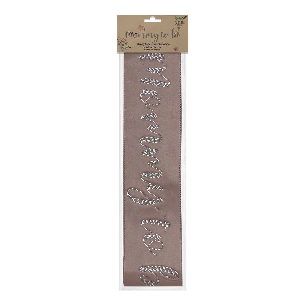 Dusty Rose 'Mommy to Be' Sash, 1 Count