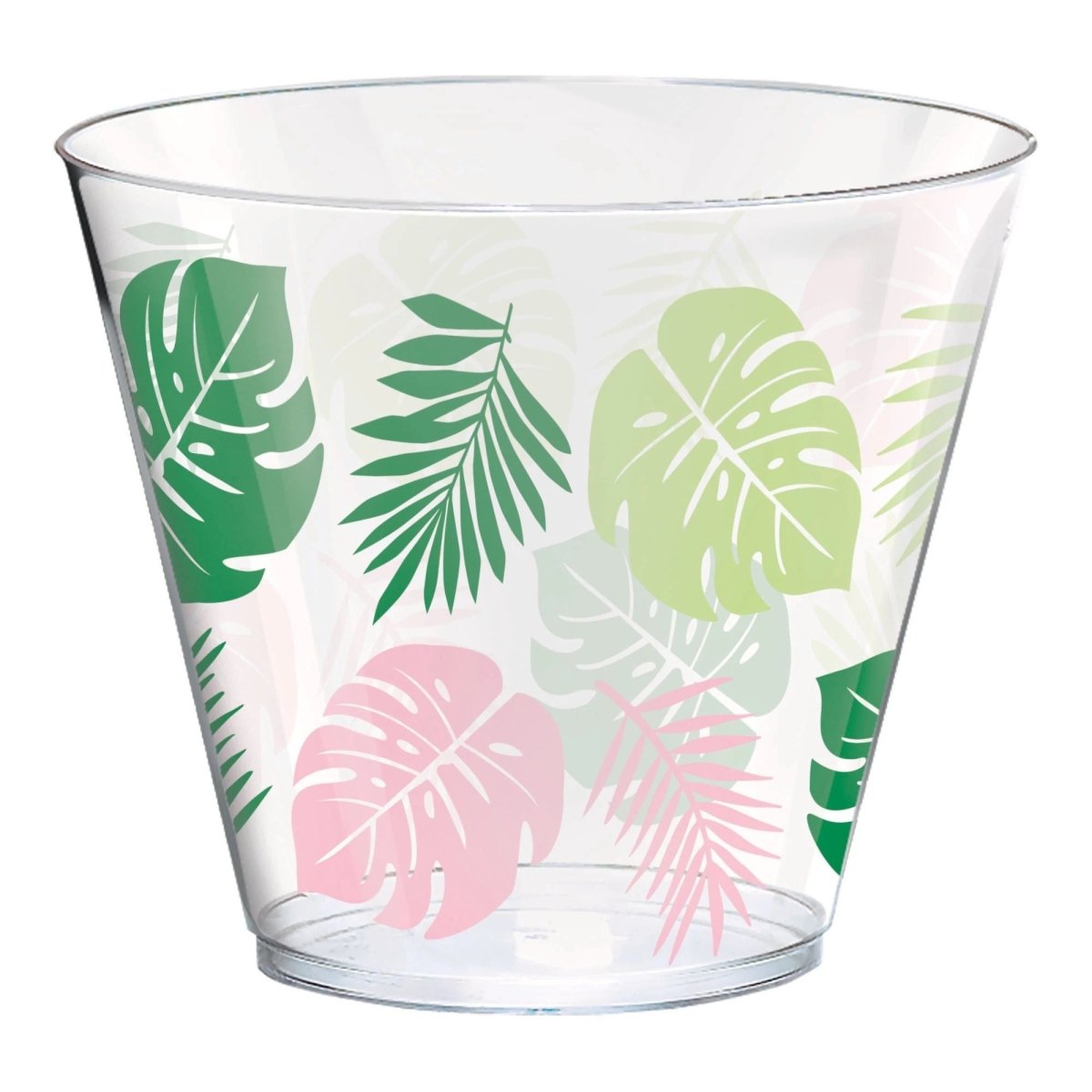 Royal Palm Party Plastic Tumblers, 9 Oz, 10 Count