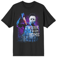 Michael Myers "I Work From Home" T-Shirt for Adults, Halloween the Movie