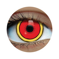 Lentilles cornéennes Phoenix PRIMAL®, accessoire de costume, usage de 3 mois