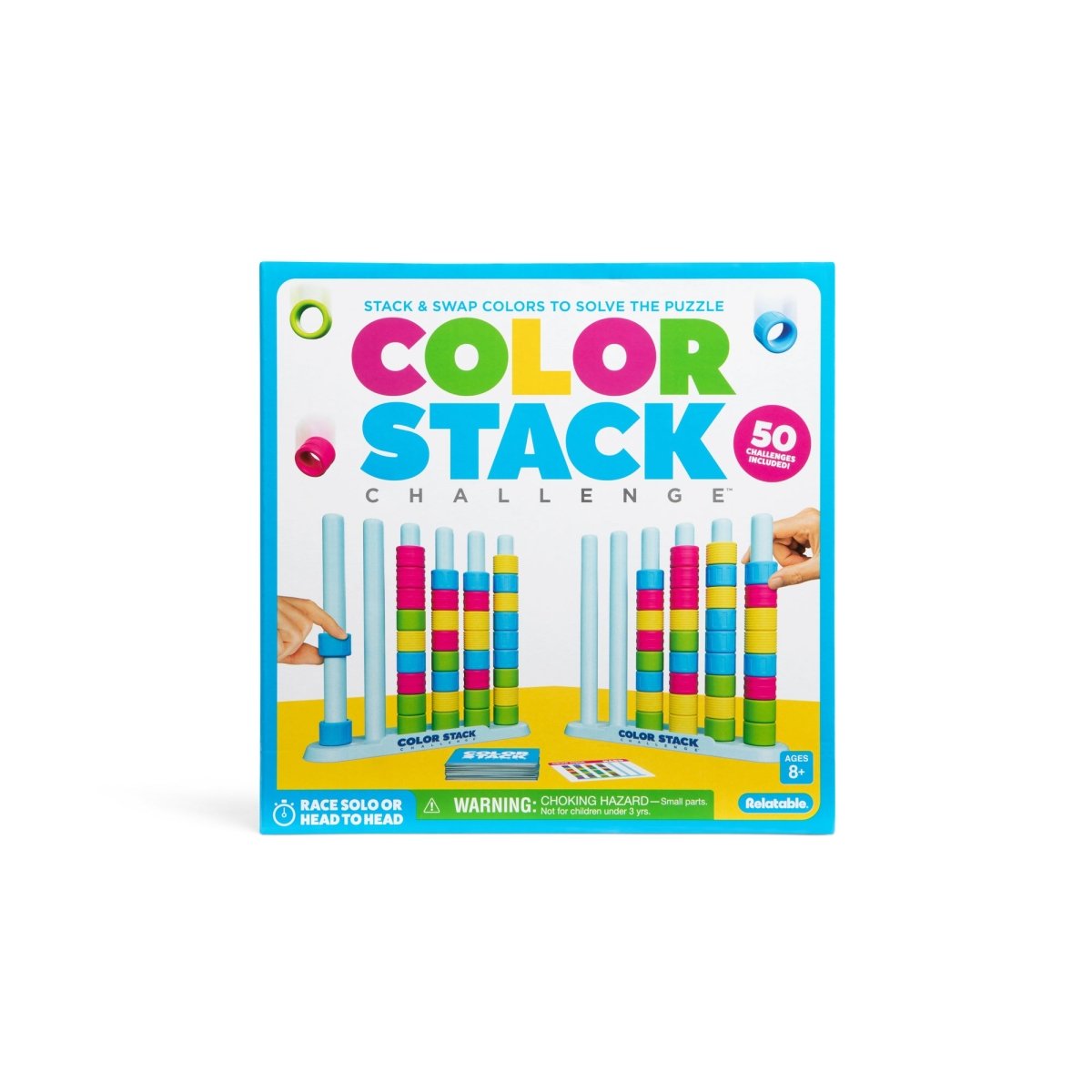Color Stack Game, Bilingual Version, 1 Count