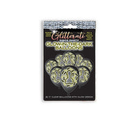 Glitterati Bachelorette Party Glow-In-the-Dark Penis Latex Balloons, 12 Inches, 8 Count
