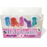 Mini Penis Candles, 5 Count