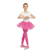 Collants sans pieds roses pour enfants