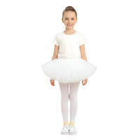 White Footless Tights for Kids