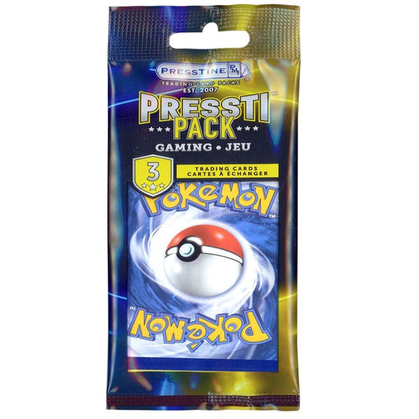 presstine pokemon cards Pokémon Presstine Presstipack 3 Card Pack