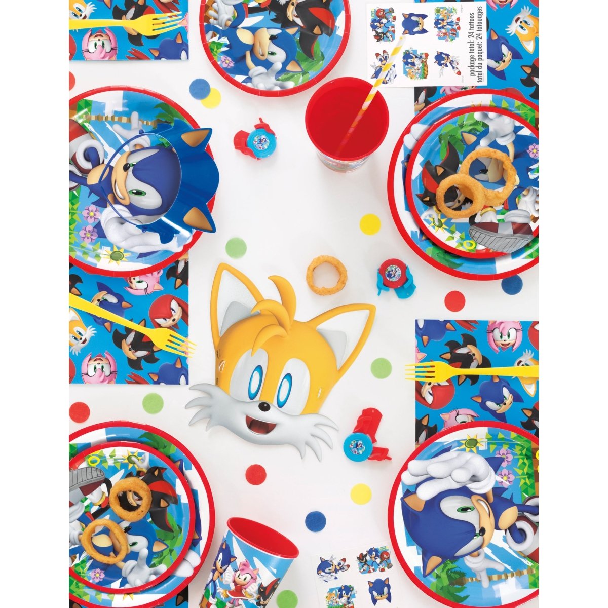 Aymax Parure da letto Sonic Team 1 persona, copripiumino 140 x 200 cm