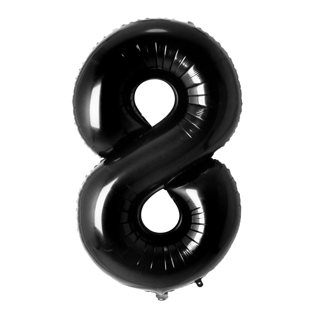Black Number 8 Foil Balloon, 26 Inches, 1 Count