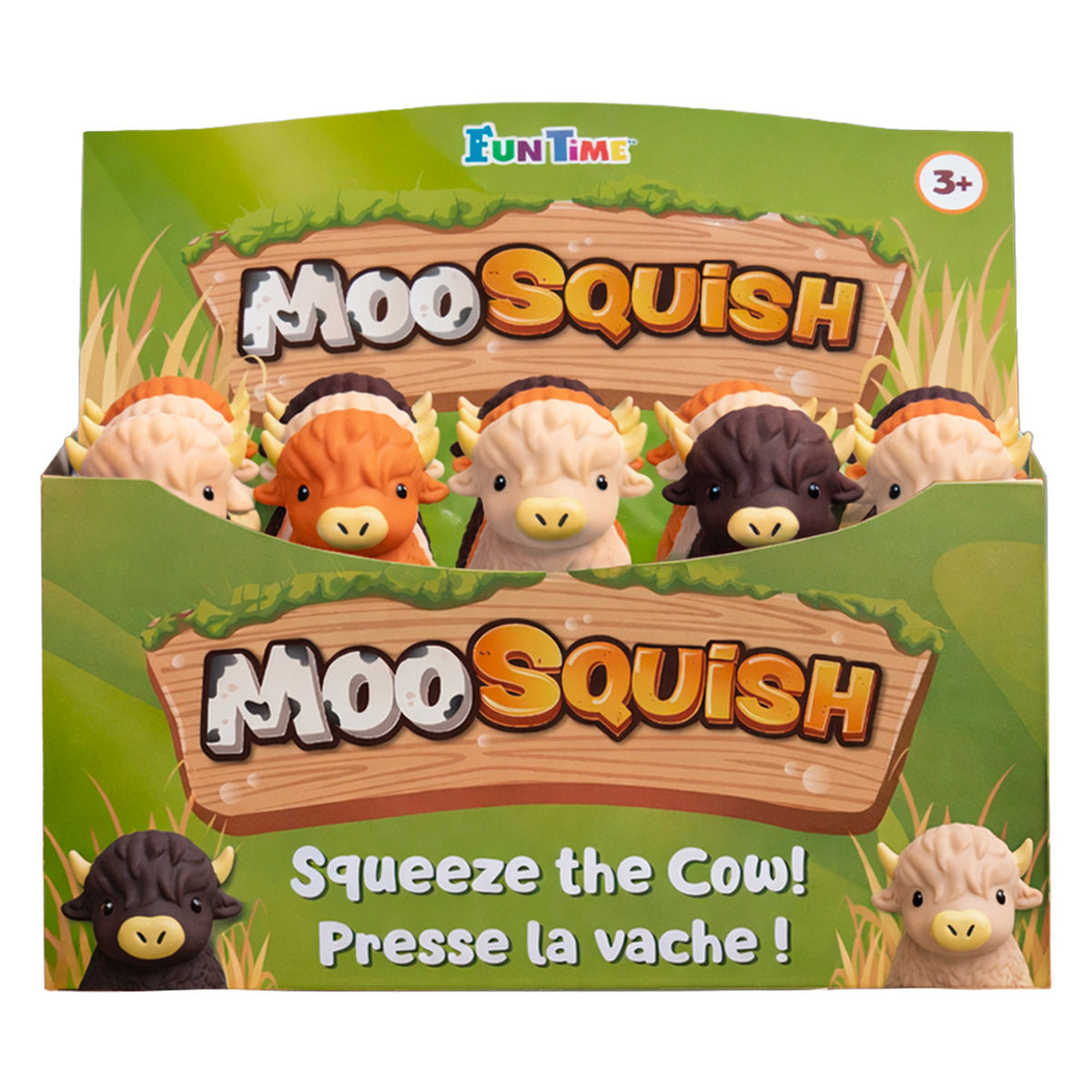 Moosquish Squishy Cow Toy, Assortment, 1 Count