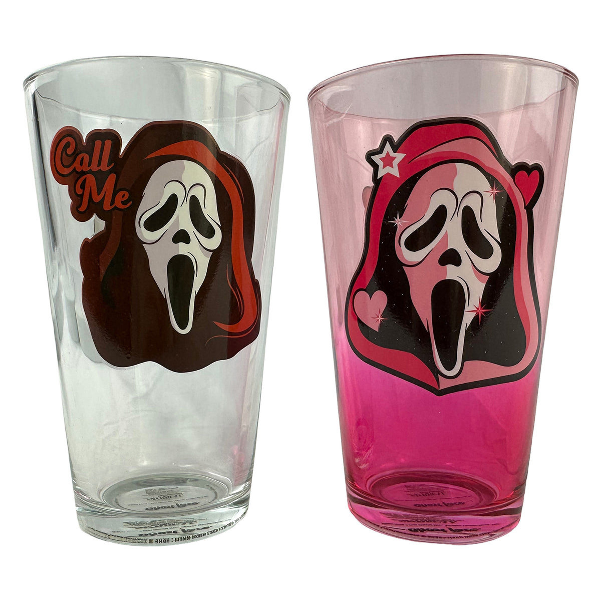 Verres à bière Ghostface, Frissons, 16 oz, 2 unités
