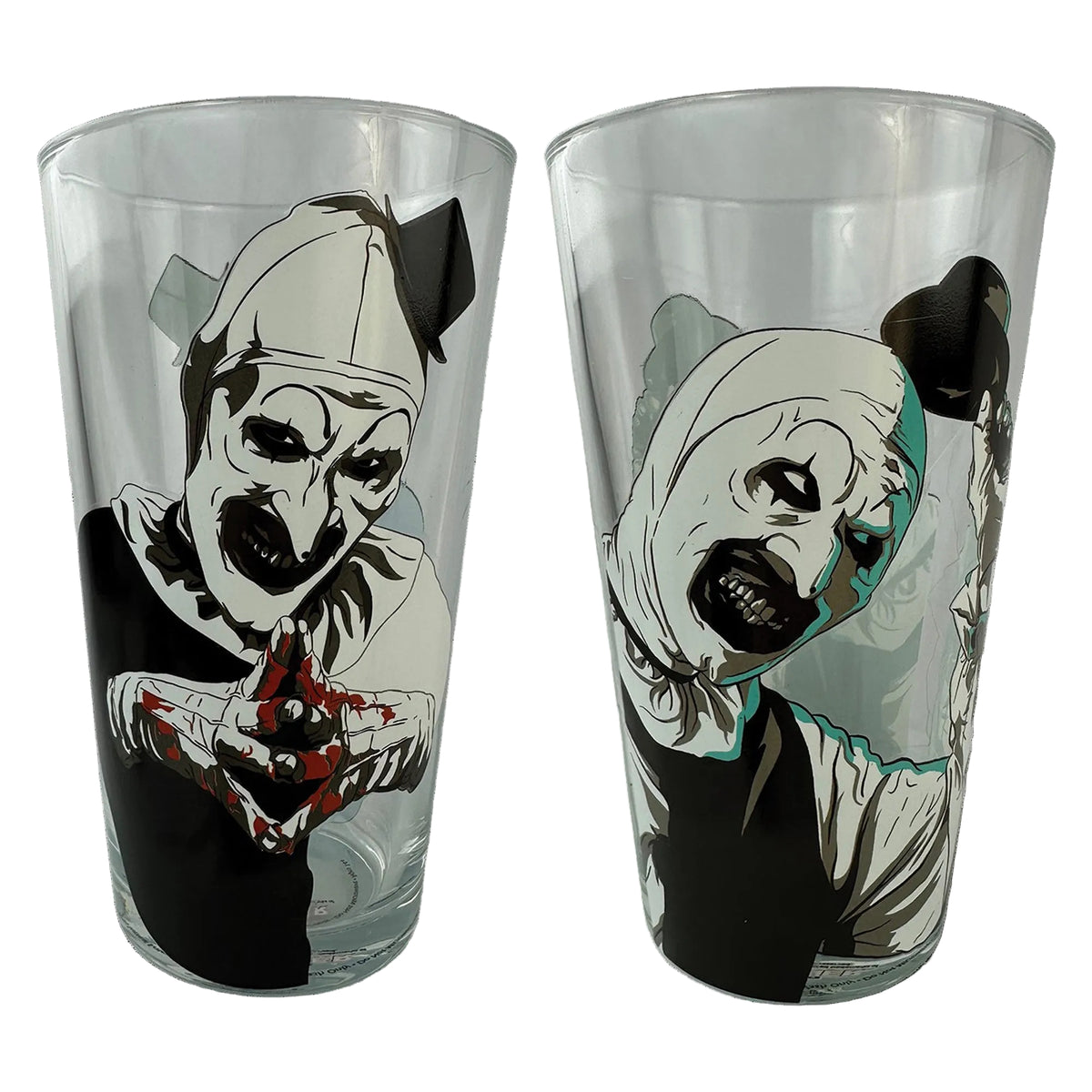 Verres à pinte Terrifier, 16 onces, 2 unités