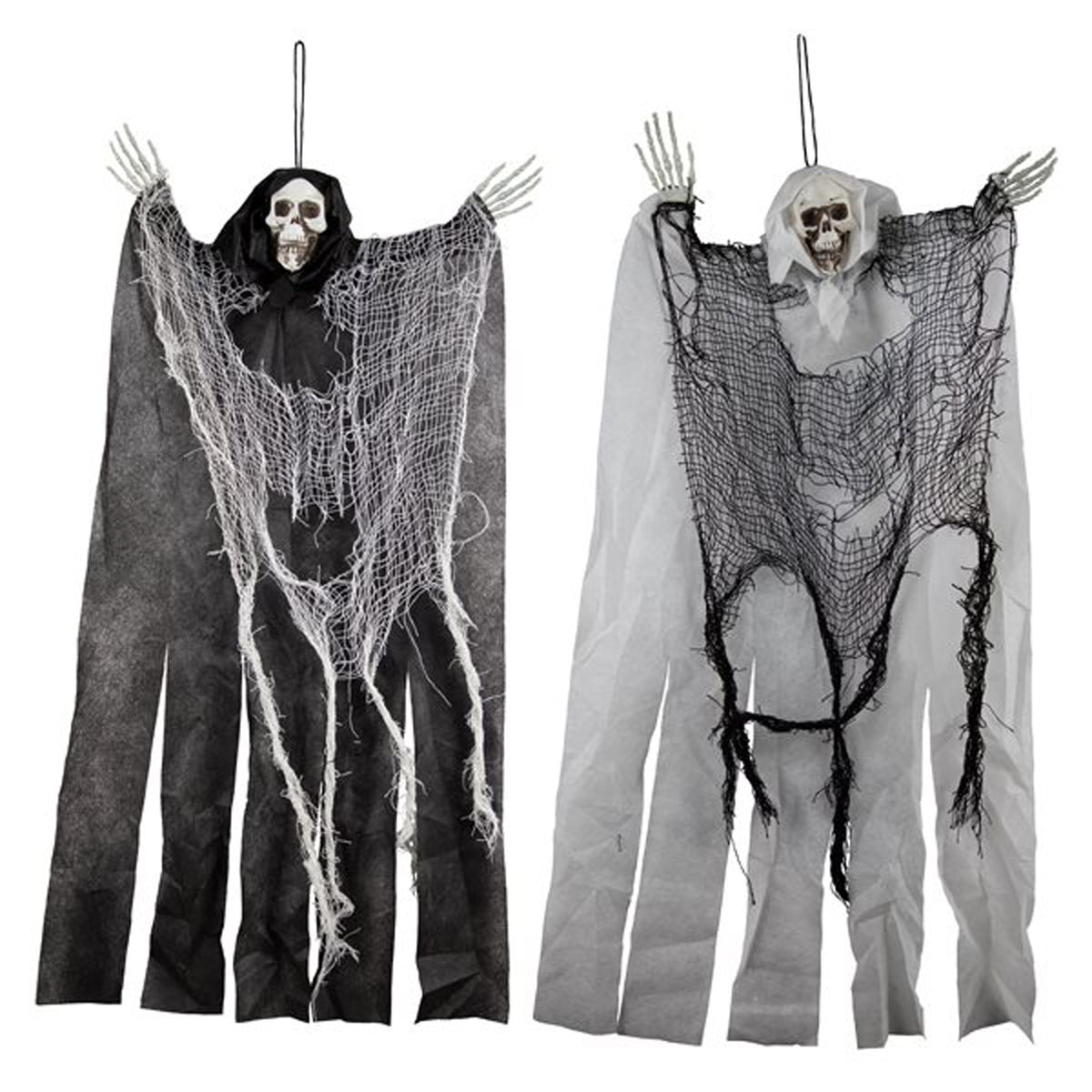 Hanging Skeleton Reaper, Halloween Decoration, Assortment, 1 Count
