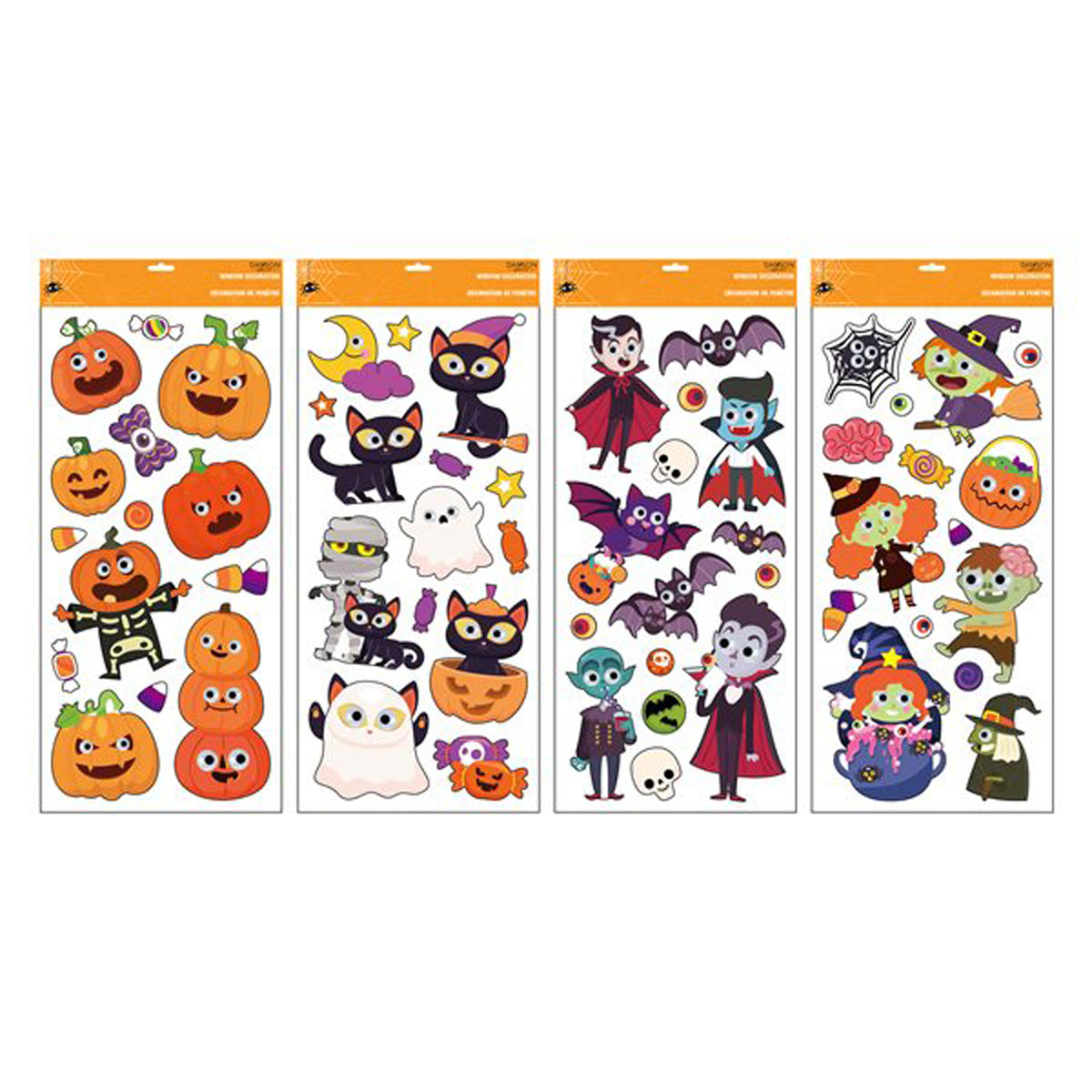 Halloween Puffy Stickers with Moving Eyes, Halloween Favours, Assortment, 1 Count
