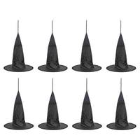 Hanging Witch Hats, Halloween Decoration, 8 Count