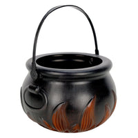 Plastic Witch Cauldron Treat Pail, 7.8 Inches, 1 Count