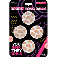 Boobie Beer Pong Balls, 4 Count