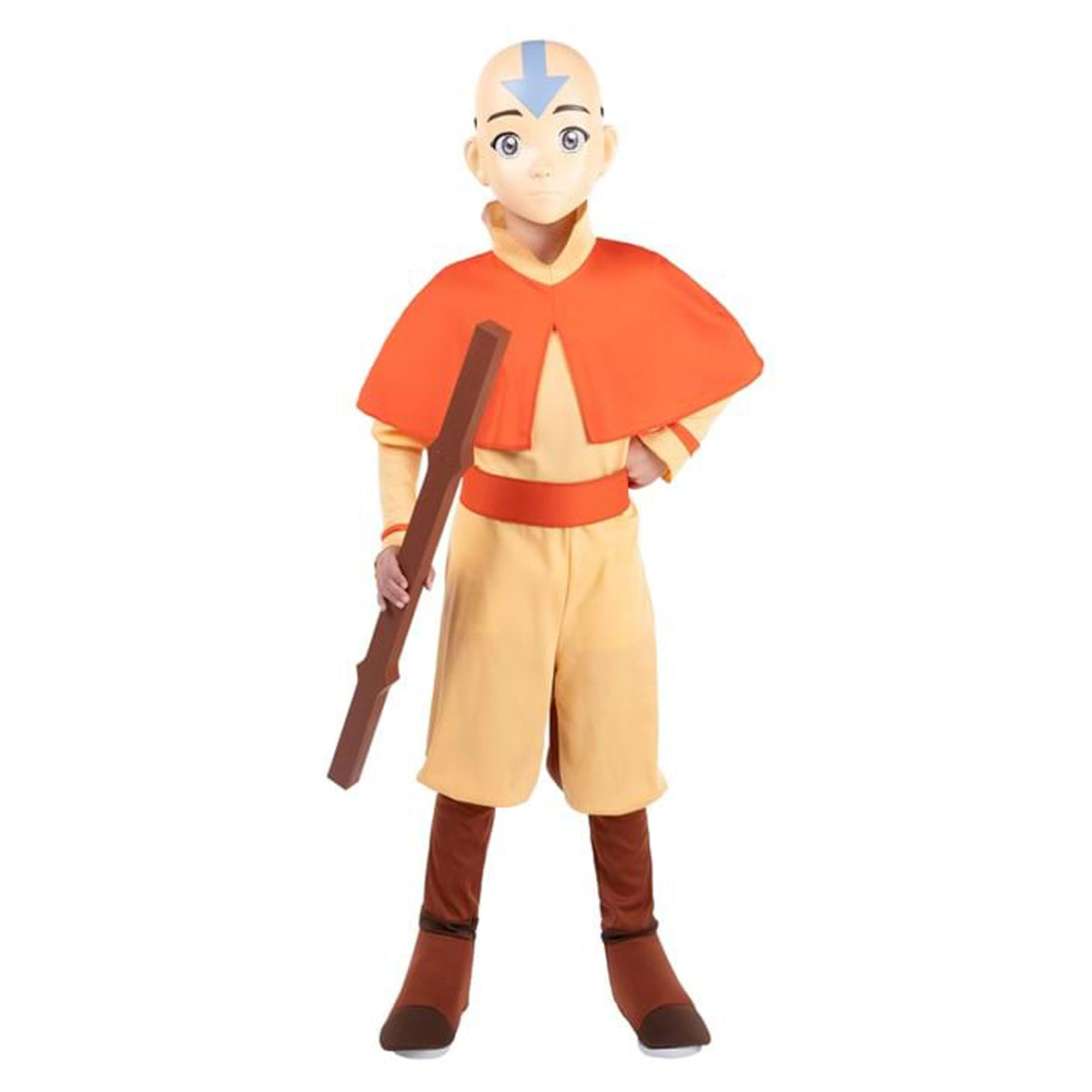 Bâton en plastique d’Aang, Avatar : Le dernier maître de l’air, accessoire de costume