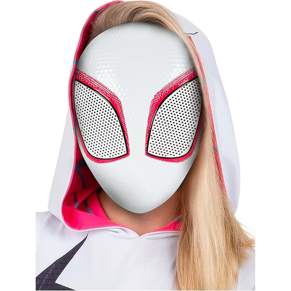 Masque en plastique de Ghost Spider pour enfants, Spider-Gwen, accessoire de costume