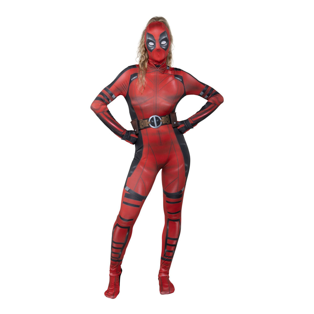 Lady Deadpool Zentai Costume for Adults, Marvel, Superhero Costume