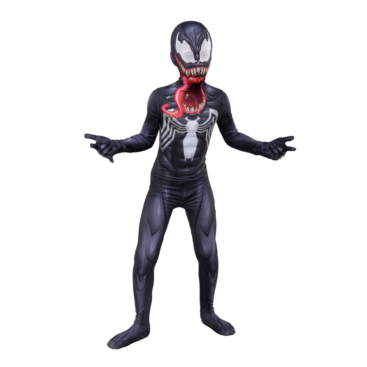 Venom Zentai Costume for Kids, Marvel, Villain Costume