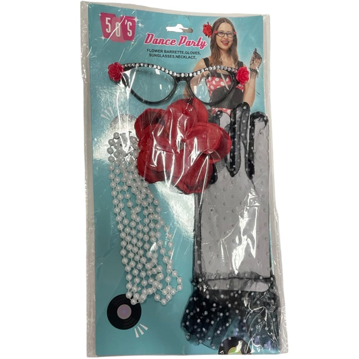 Ensemble d’accessoires des années 50 pour adultes, 1 unité