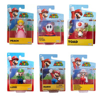 Super Mario Mini Figures, 2.5 Inches, Assortment, 1 Count